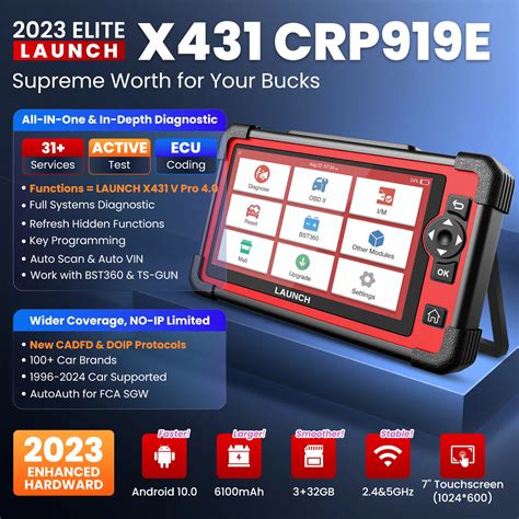 Launch X Crp E Full System Diagnostic Tool Obd Scanner Bi