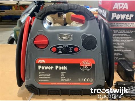 Apa Power Pack A Starthilfe Booster Mit Kompressor Troostwijk