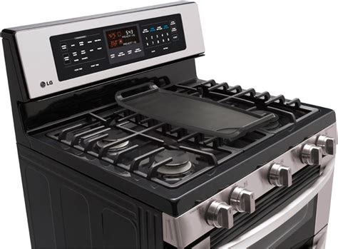 Lg Ldg3017st 30 Inch Freestanding Gas Double Oven Range With 5 Sealed Burners Superboil Burner