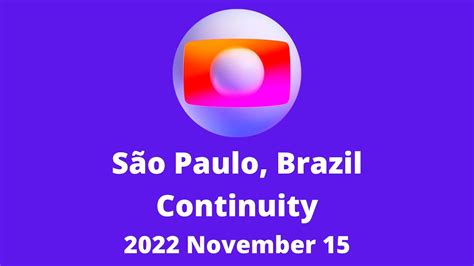 Tv Globo S O Paulo Hd S O Paulo Brazil Short Continuity