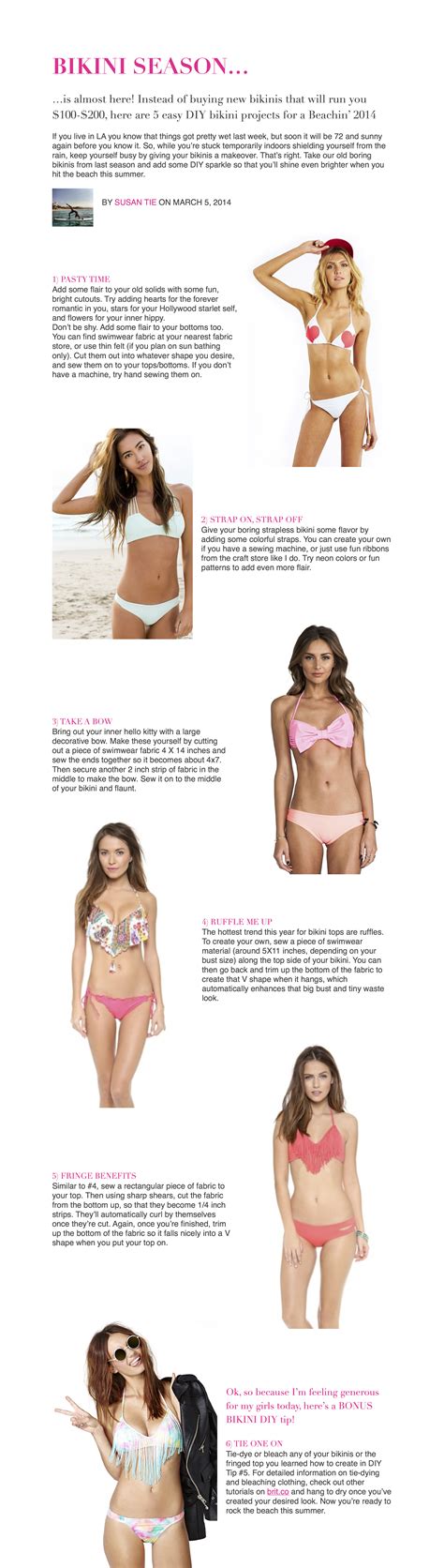 How To Make Bikinis Get More Anythinks