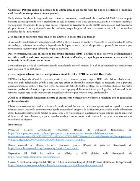 Act5 Foro discusion MAPAMUNDI Consulta el PIB per cpita de MÈxico