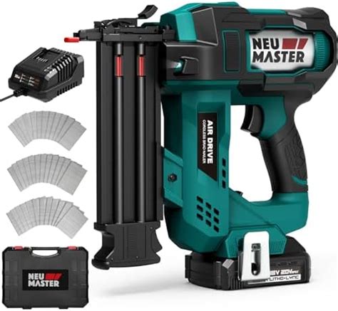 Electric Nail Gun Linknal Cordless Brad Nailer Battery Powered