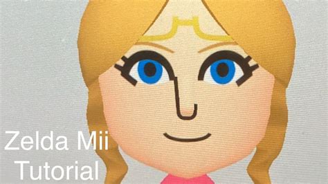 Zelda Mii Tutorial YouTube