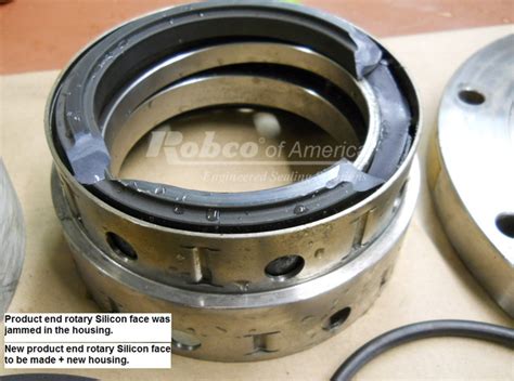 Robco Of America Glass Lined Double Reactor Seal Repair