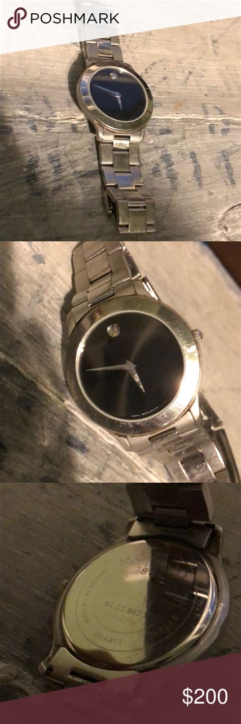 Mens Vintage Movado Museum Watch 1982 This Mens Vintage Movado