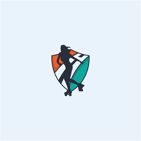 Inline Skating Logo Vector 34716275 Vector Art At Vecteezy