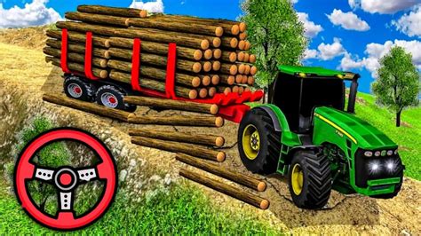 Heavy Tractor Trolley Cargo Simulator D Farming Cargo Driver