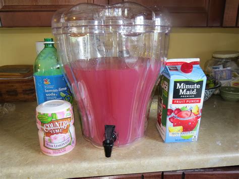 Pink Lemonade Punch Baby Shower Pink Punch Recipe Aka Baby Shower