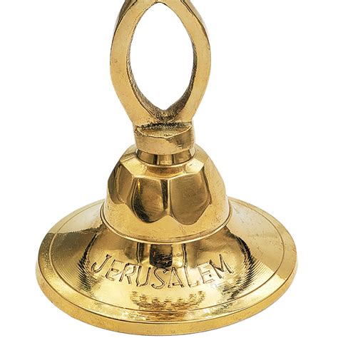 Buy from Israel Messianic 'Grafted in' Brass Menorah - 9"