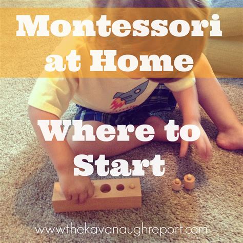 Montessori At Home How To Start