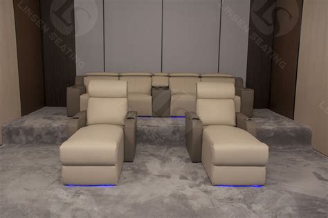 Motorized Home Theater Recliner Sofa - Linsen Seating