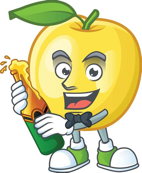 Golden Apple Fruit Vector 17680560 Vector Art At Vecteezy
