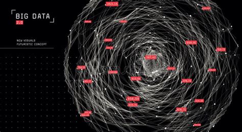 Big Data Concept Visualization Communication Network Complex