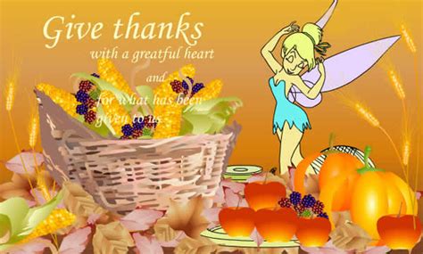 Tinkerbell Thanksgiving Quotes Quotesgram