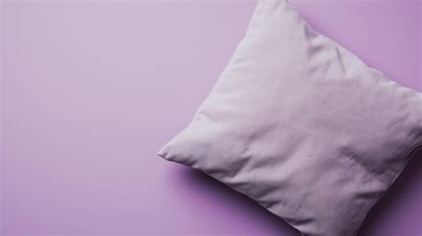 Premium Photo | Plush pillow on a purple background