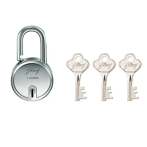 Buy Godrej Round 5 Levers 3 Keys Padlock Online At Best Price Of Rs 199