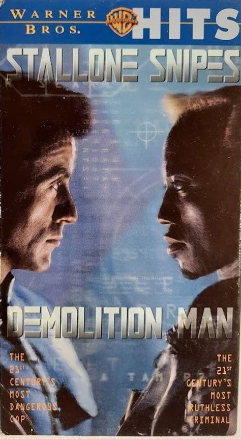 Vhs 1993 Vintage Movie Titled Demolition Man Starring Etsy