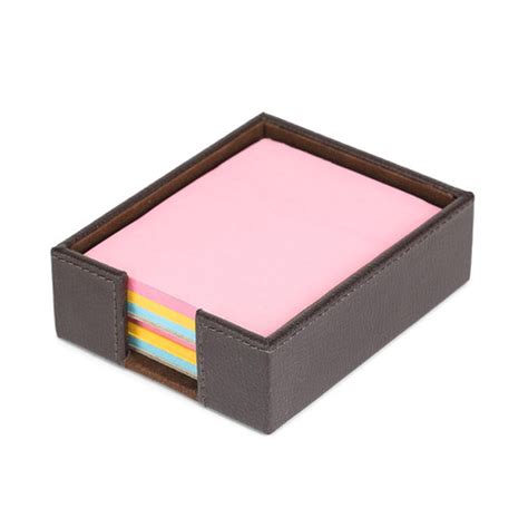 Vegan Compact Leather Desktop Memo Holder-20 | Corporate Gifts