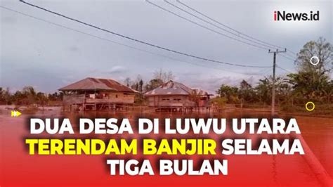 Dua Desa Di Luwu Utara Terendam Banjir Selama Tiga Bulan Ribuan Jiwa