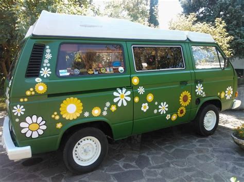 Large Pack Of Daisies And Sunflowers Vinyl Stickers For Vw Camper Van