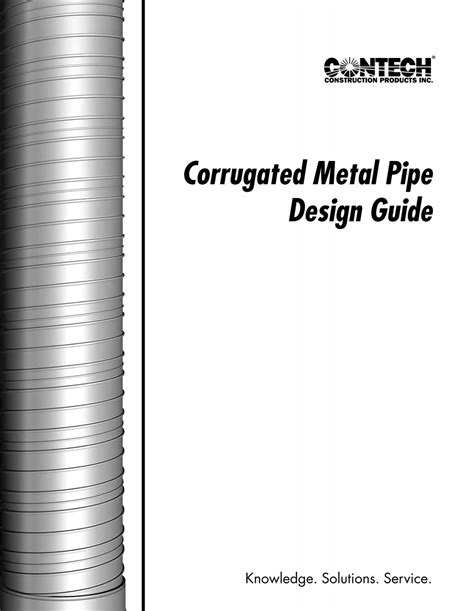 Corrugated Metal Pipe Design Guide - CPI Supply