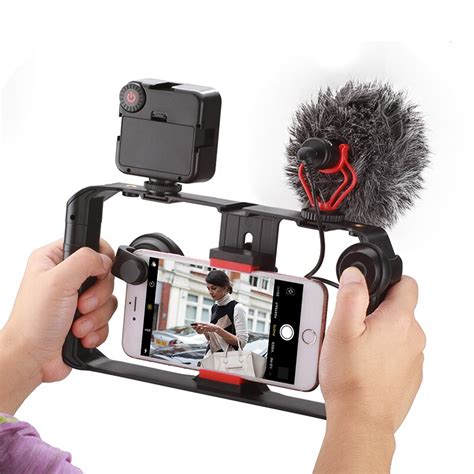 Smartphone Video Rig Stabilizer With Light – Vernier Store
