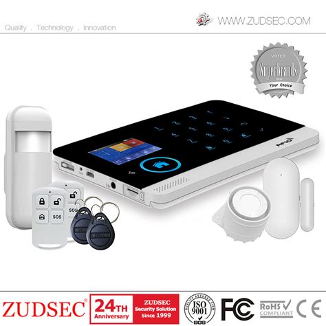 Wifi House 2g 4g Gsm Smart Life Wireless Intruder Burglar Home Security Alarm System With App