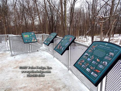 Nature Center Interpretive Exhibit Signs Installed At Hidden Oaks