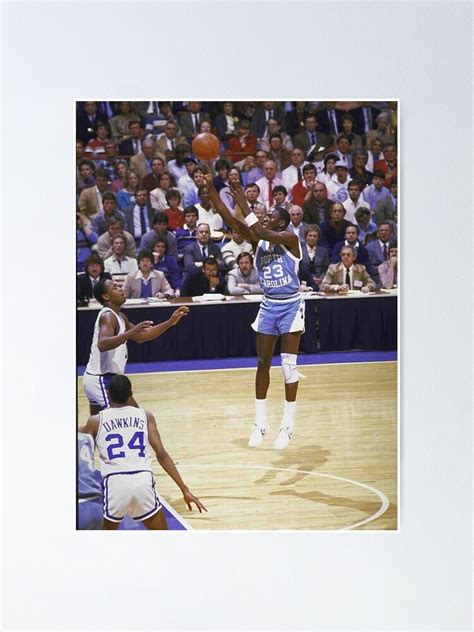 Michael Jordan North Carolina Poster For Sale By Turnerlyle Redbubble