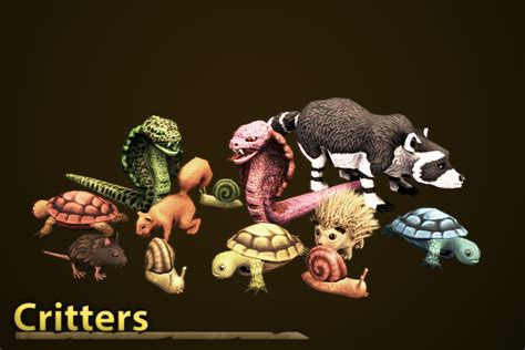 Small Animals Cartoon Critters Pack Unity Assetstore概要 优惠信息 Beta