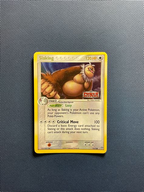 LP Slaking Reverse Holo EX Power Keepers 13 108 Rare Stamp Pokémon