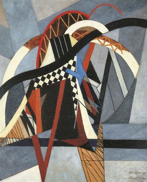 Albert Gleizes Brooklyn Bridge Abstract Art Painting Art