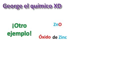 Nomenclatura De Xidos Met Licos Simplificado Ppt