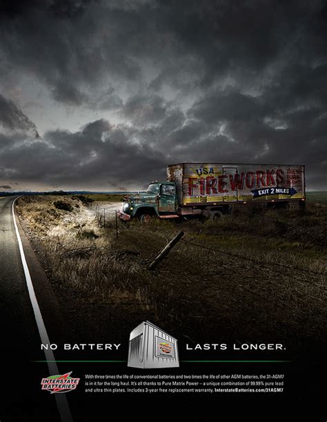 INTERSTATE BATTERIES: LASTS LONGER on Behance