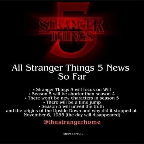 AXHOY HAWKINS 🔦 on Instagram: "All News About #StrangerThings5 so far 🔦 ...