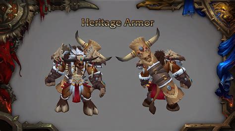 Tauren Heritage Armor : r/wow