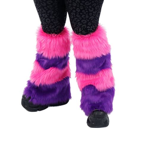 Striped Cheshire Leg Warmers Pawstar