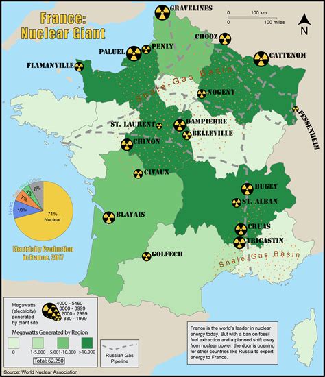 Nuclear Power in France [OC] : r/MapPorn