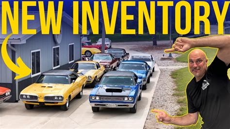 THE BEST NEW MUSCLE CAR INVENTORY CLASSIC CARS FOR SALE YouTube