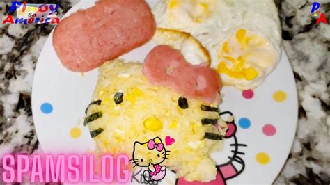 Hello Kitty Foodbreakfast Hello Kitty Spamsilog Pinoysaamerica