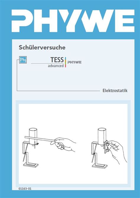 Handbuch Sch Lerversuche Elektrostatik Tess Advanced Physik In