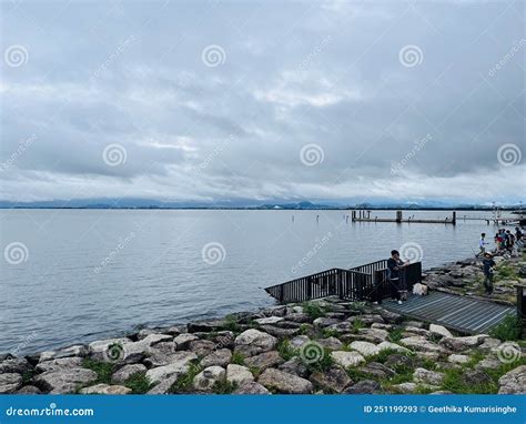 Biwako Lake in Hikone, Japan Stock Image - Image of prefecture, reflection: 251199293