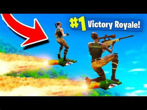 The Double Rocket Ride Strategy In Fortnite Youtube