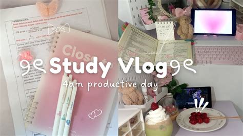 Study Vlog Waking Up At Am Productive Day Studying Snack China