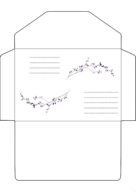 Pin De Fatima Cristina En Envelopes Plantilla De Sobre Imprimible Sobre De Carta Plantilla