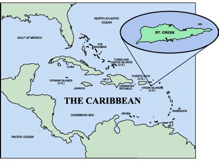 St Croix Map, US Virgin Islands Map | Where is St Croix?