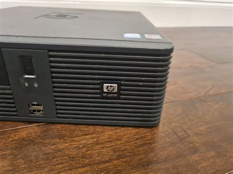 HP Rp5700 Desktop Computer SFF Intel Pentium E2160 1 80GHz 4GB 80GB NO