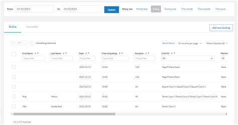 Resending a Booking Confirmation – ClubSpark