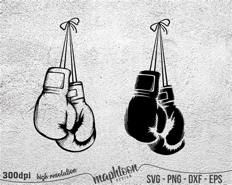 Boxing Gloves SVG Boxing Gloves Clipart Boxing Gloves Etsy